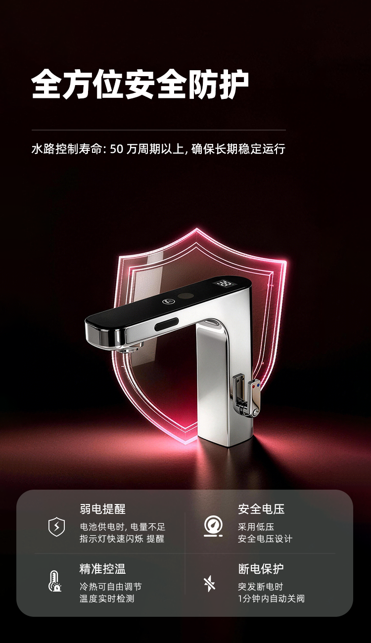 潔博利感應水龍頭