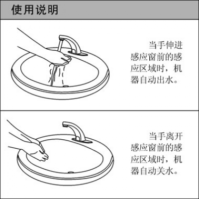 潔博利單冷感應(yīng)水龍頭功能說明